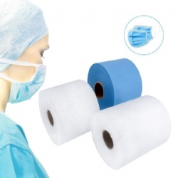 Medical Face Mask 100%Virgin Polypropylene Spunbond Nonwoven Fabric Roll Customized 8-200GSM TNT Non Woven Fabric